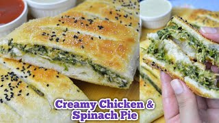 Chicken Pie RecipeChicken Pie Dough RecipeChicken Spinach Bake RecipeChicken Pie At Home [upl. by Eteragram860]