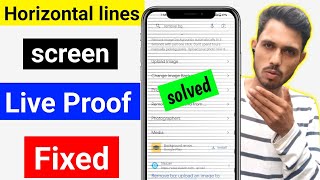 👹horizontal lines on mobile screen 🤬 horizontal lines on mobile screen vivo  horizontal lines2024 [upl. by Anialed]