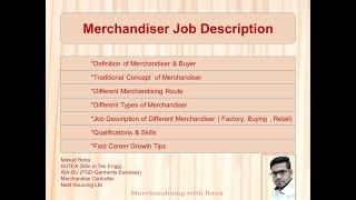 Merchandiser Job Description  Merchandising activities  Merchandiser role amp Job Responsibility [upl. by Hedve687]