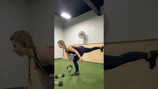 Single leg Romanian deadlift with kettlebell [upl. by Sabba555]