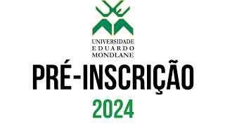 COMO FAZER A PRÉ INSCRIÇÃO NA UEM  2024 [upl. by Elehcar10]