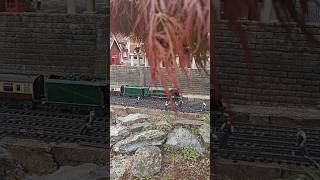 Mini train at Bekonscot train railway cool viralvideo london shorts fyp miniature tree [upl. by Elleral143]