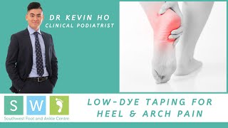 LowDye Taping for Heel amp Arch Pain [upl. by Platas]