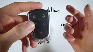 Cadillac XT5 Key Fob Battery Replacement 2017  2021 [upl. by Gard]