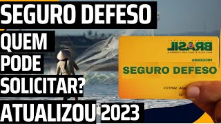 SEGURO DEFESO QUEM PODE SOLICITAR 20232024 [upl. by Iclehc]