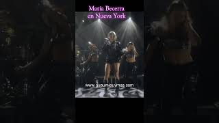 María Becerra en Nueva York en concierto cantando AGORA en directo MaríaBecerra Agora NuevaYork [upl. by Belak619]