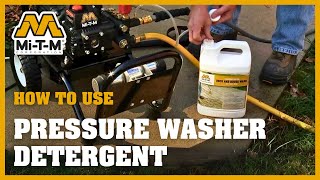 How To Use Detergent For Your Pressure Washer [upl. by Akirea]