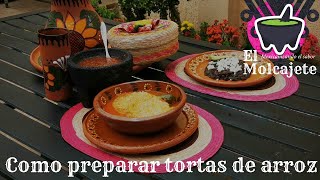 Como Preparar Tortas de Arroz en Caldillo de Jitomate  Comida Mexicana  El Molcajete [upl. by Oidiple404]