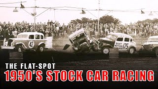 1950s Historical Footage Of Stock Car Races [upl. by Nomyar106]