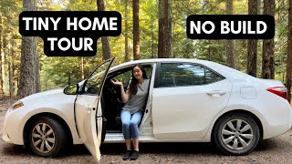 Car Home TOUR Living in my 2016 Toyota Corolla [upl. by Strephon224]