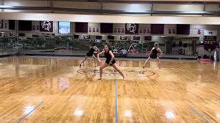 Jenks Pom High School Tryout Dance 2024  Counts [upl. by Howlan]