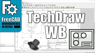 Technische Zeichnungen in FreeCAD erstellen  Die TechDraw Workbench DE  technisches Zeichnen [upl. by Bette]