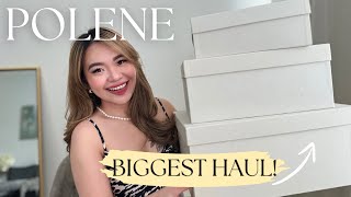 POLENE HAUL UNBOXING FROM POLENE PARIS STORE  Polene Cyme Bag Review Pros amp Cons What Fits Inside [upl. by Pillsbury]