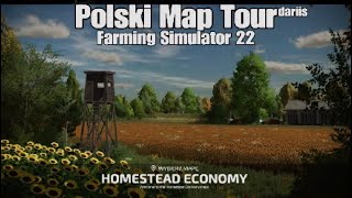 Homestead Economy Polski Map Tour 4K konsole Farming Simulator 22PS5 [upl. by Machos]