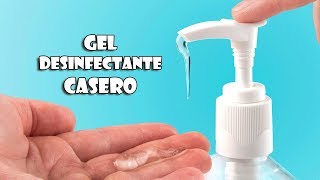 Gel Desinfectante Casero  Receta con sólo 4 Ingredientes [upl. by Farrison]