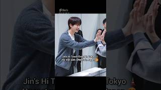 Jins Hi Touch Event in Tokyo 🗼He met with ARMY in Japan 😍 He looks so Handsome 💫 jin bts [upl. by Margetts]