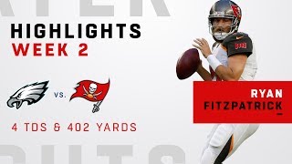 Fitzpatrick Makes MAGIC Again w 402 Yards amp 4 TDs [upl. by Dronski]