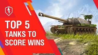 WoT Blitz Top 5 Tier X Tanks for Winning [upl. by Karine395]