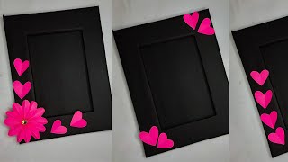 photo frame ideas at home  easy photo frame idea how to make photo frame at home homemade [upl. by Yssirc]