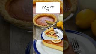 Buttermilk Pie  YumTastic Foodie [upl. by Hserus]