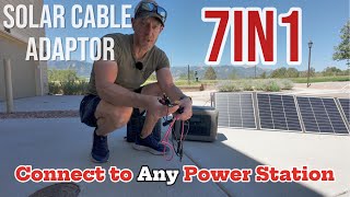 SOLVE Your Solar Charging NIGHTMARE with THIS 7in1 Adapter Demo [upl. by Aniraad]