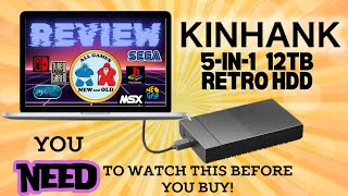 Kinhank 5 in 1 12TB Retro Game HDD Review Watch Before You Buy [upl. by Arriaes]