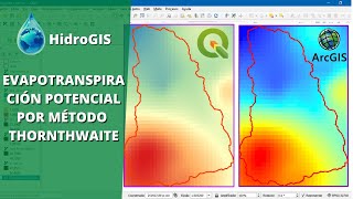 Evapotranspiración Potencial por Método de Thornthwaite  QGIS y ARCGIS Teoría y Práctica [upl. by Akienaj]