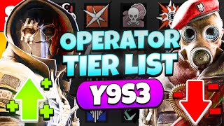 The ULTIMATE Y9S3 Tier List in Rainbow 6 Siege [upl. by Assyram412]