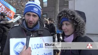 OFL Supports CUPE 3902 strikers at University of Toronto [upl. by Mairam401]