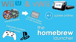 Wii U and vWii full Homebrew Tutorial 540555 Deutsch German [upl. by Neerak]