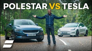 Polestar 2 Vs Tesla Model 3 Electric Car SHOWDOWN  4K [upl. by Marks293]