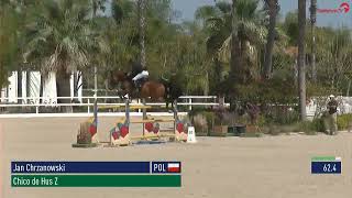 Jan Chrzanowski CHICO DE HUS Z LR 150 Grand prix CSI3 Oliva 2024 [upl. by Nilatak]