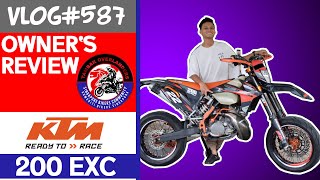 KTM 200 EXC Owners Review  Vlog587 [upl. by Auhsoj660]