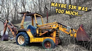 I Bought the CHEAPEST Backhoe I could find Will it Drive Home [upl. by Ailasor]