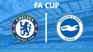 Chelsea vs Brighton FA Cup  PES 2017 Gameplay [upl. by Asiluy47]