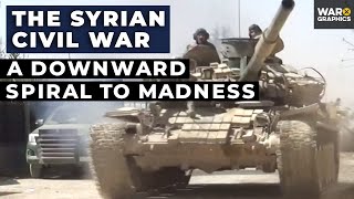 The Syrian Civil War A Downward Spiral to Madness [upl. by Nnylrahc]