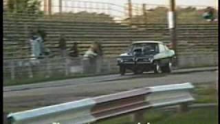 1968 Cuda Drag Car Wheelstand And Spinout [upl. by Ainatnas]