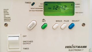 Horstmann Electronic 7 Water Heater Boiler Controller User Guide Set Economy Boost Timer Instruction [upl. by Eioj]