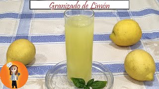 Granizado de limón auténtico  Receta de Cocina en Familia [upl. by Johny304]