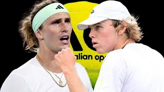 Alexander Zverev vs Alex Michelsen  Australian Open 2024 [upl. by Adam]