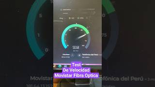 test de velocidad Movistar 300 megas fibra óptica movistar shorts [upl. by Slater]