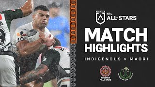 NRL All Stars 2022  Maori v Indigenous Match Highlights  NRL [upl. by Kristos]