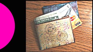 How to Make a Cool Artsy Tyvek Wallet [upl. by Dorin]