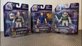 Lightyear Movie Toys 2022 4” Figures XL01 Buzz amp SOX Space Ranger Alpha wHair Disney Pixar Mattel [upl. by Androw]