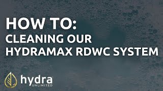 How To Cleaning our HydraMax RDWC System [upl. by Ilrak448]