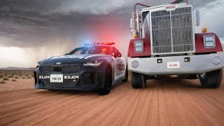 Crazy Police Chase 1  BeamNG Drive  Funny Crash [upl. by Phillada]