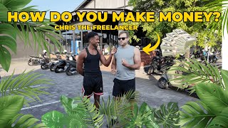 I Asked This Digital Nomad How He Makes Money Extended Interview [upl. by Kreiner58]