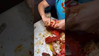 Freshest Lobster Claw very tender Angry Crab Shack HendersonLas Vegas eatandoutlasvegas [upl. by Tichonn]