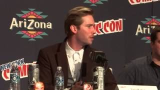 Troy Baker recites Jokers Killing Joke monologue  NYCC 2013 [upl. by Egwin]