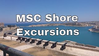 MSC Shore Excursions Mediterranean Cruise on MSC Bellissima [upl. by Daniele425]